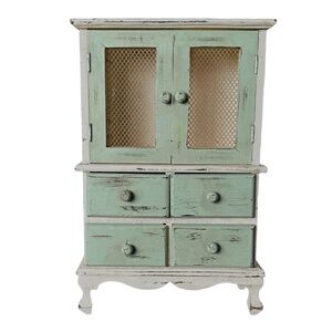 KINGSTATE The Dollcrafter Handmade Wooden Miniature Dollhouse Hutch 13”x 8.5”